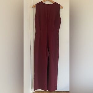 New MaxMara Deep Red Jumpsuit - Size us6